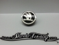 Preview: Nabendeckel mit SKODA-Logo schwarz / chrom