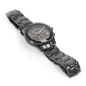 Preview: Damen Quarzchronograph, Edelstahl Schwarz