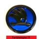 Preview: SKODA-Emblem (auch ein-/zweifarbig lackiert)