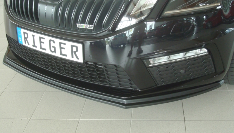 Rieger Spoilerschwert für orig. RS-Frontschürze / NUR FACELIFT / schwarz matt