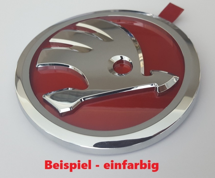 SKODA-Emblem (auch ein-/zweifarbig lackiert)