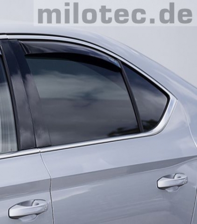 Windabweiser-Set für hintere Türen Superb 3 Limousine