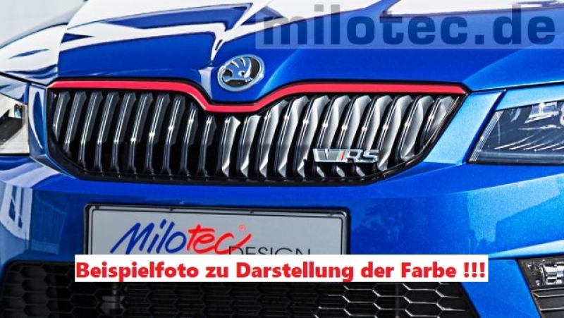 Racing Streifen, Fabia III -- rot