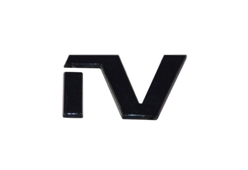 KODIAQ 2 - Schriftzug "iV" schwarz