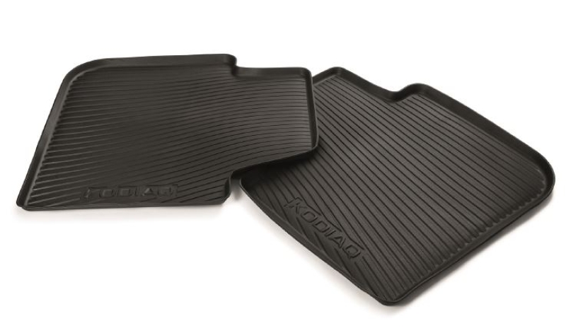 KODIAQ Gummifußmatten-Set, 2-teilig, hinten