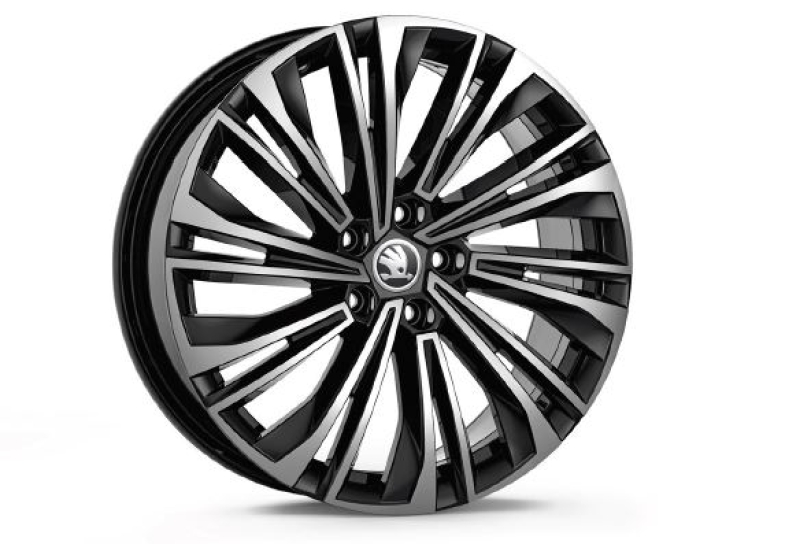 Leichtmetallfelge Cursa in schwarz-silber 7,0J x 19" ET40
