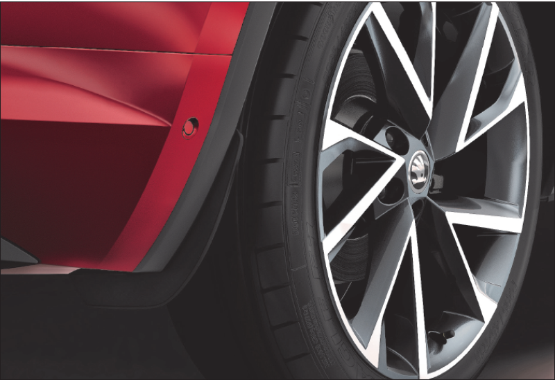 Schmutzfänger-Satz hinten Kodiaq Sportline