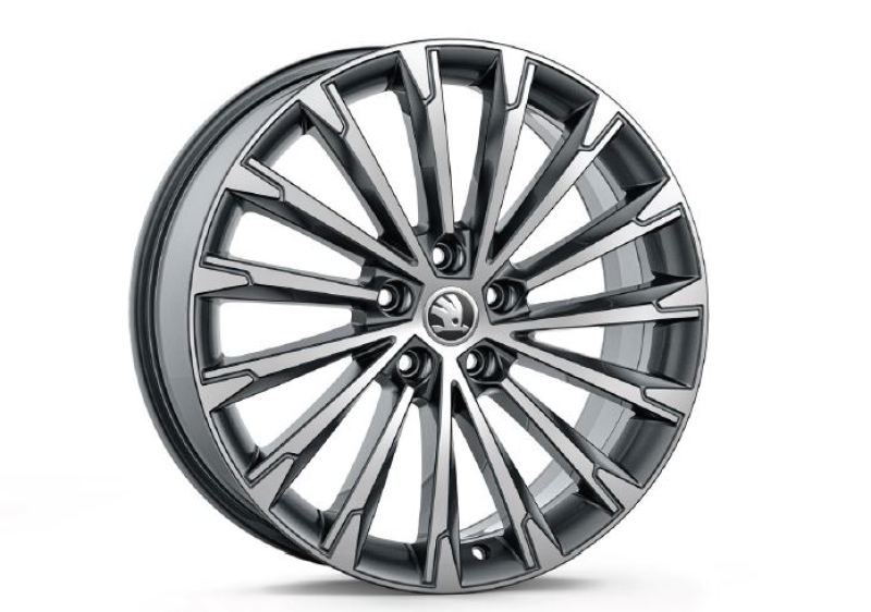 LM-Felge Becrux 7,5Jx19" ET48 in anthrazit