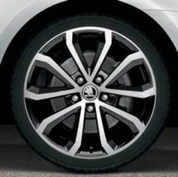 LM-Felge Hawk 7,0Jx17 Zoll ET49 schwarz-poliert