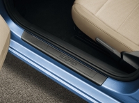 Einstiegsleisten-Set mit Schriftzug "Rapid" in schwarz