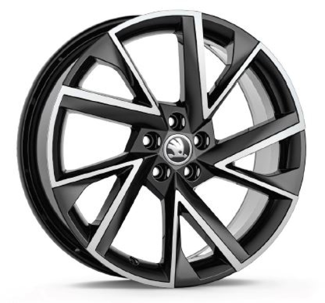 Leichtmetallfelge (Satz) Vega schwarz-poliert 7,0Jx18" ET39