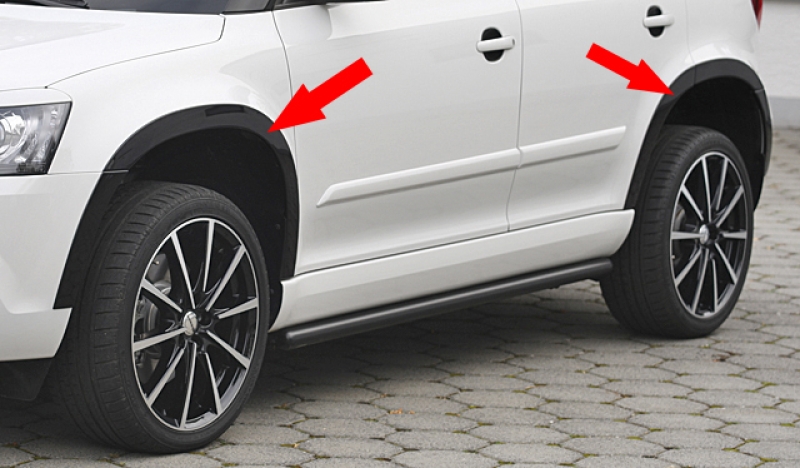 Radlaufabdeckung, Yeti City