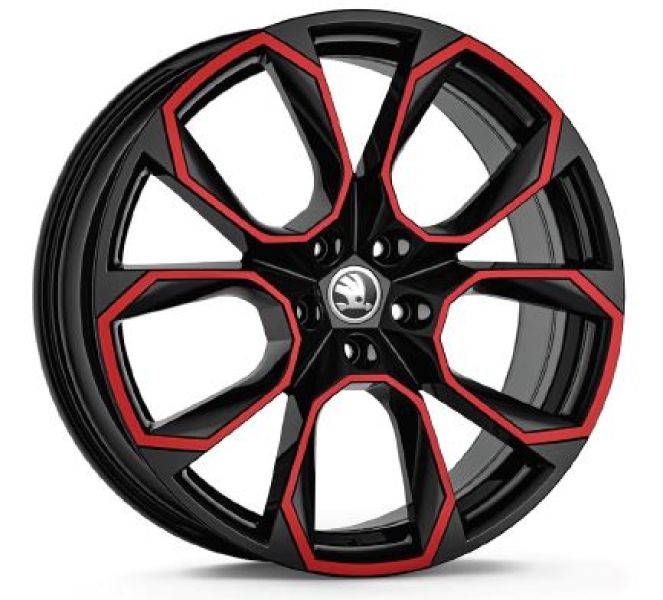 Leichtmetallfelge Xtreme schwarz-rot 8,0J x 20" ET41