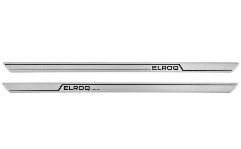 Einstiegsleisten-Set Silber vorn Elroq