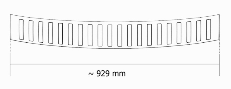 Edelstahl Ladekantenschutz für Karoq Facelift (2021+)