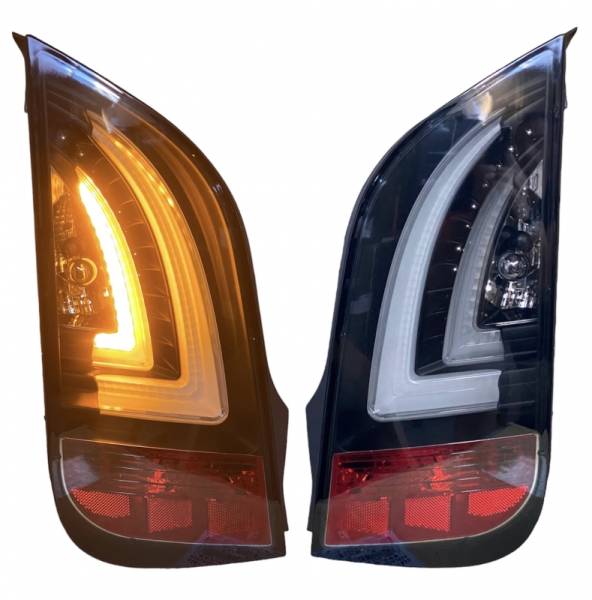 LED Rückleuchten - schwarz/klar