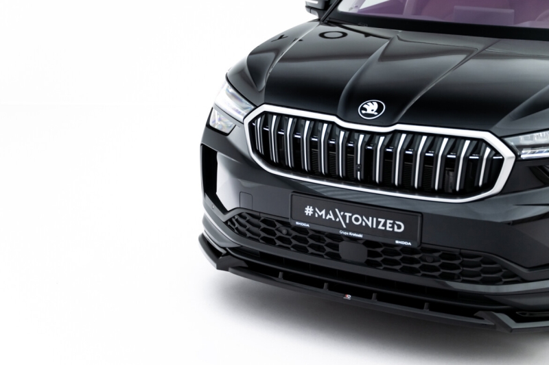 Frontansatz schwarz für Skoda Kodiaq 2