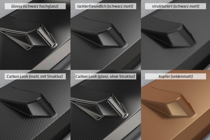 Heckansatz seitlich für Octavia 4 RS und RS Plus