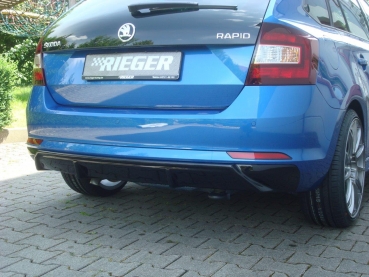 Heckeinsatz Rapid Spaceback - schwarz