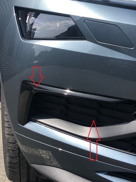 Stoßstangenblenden mit Flaps (Set) Kodiaq RS