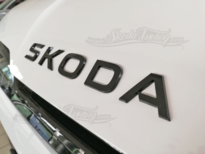 ELROQ/ENYAQ - Schriftzug SKODA schwarz für Front