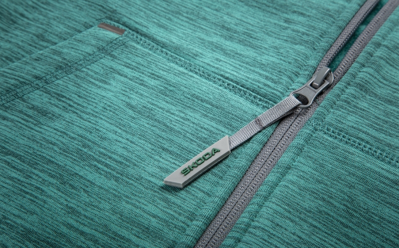 Sweatjacke Damen Emerald-Grün