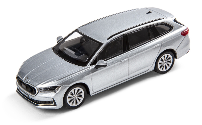 Modellauto Superb Combi 1:43 - Silber