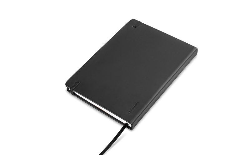 Notizbuch A5 Apple-Skin Schwarz