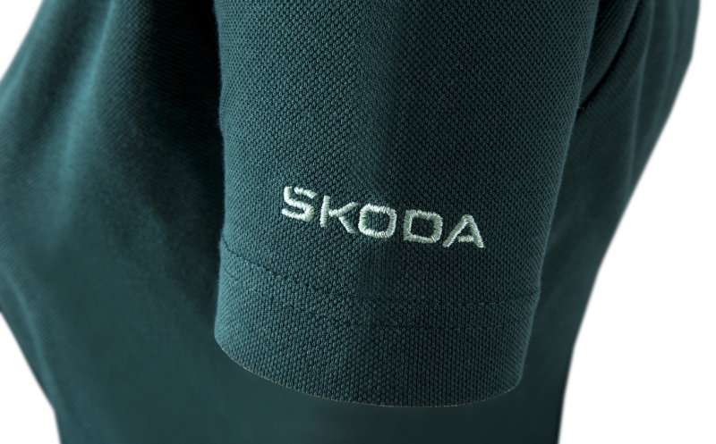 Poloshirt Herren, Emerald-Grün
