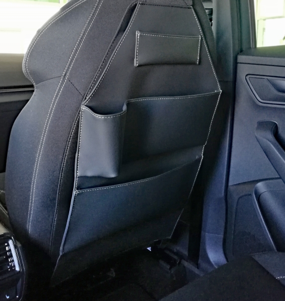 Rückenlehnenschutz mit Organizer und Trittschutz Kodiaq und Karoq