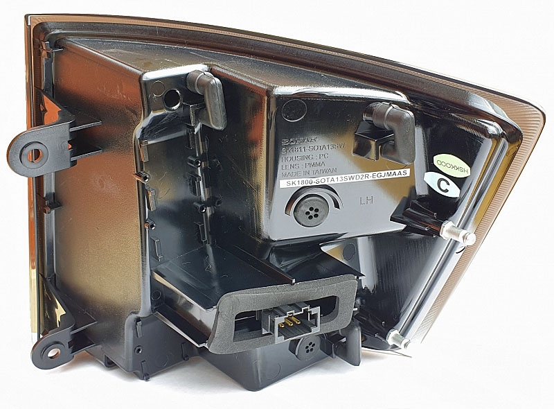 dunkelrote LED Rückleuchten mit Laufblinker LAUFBLINKER für orig. LED