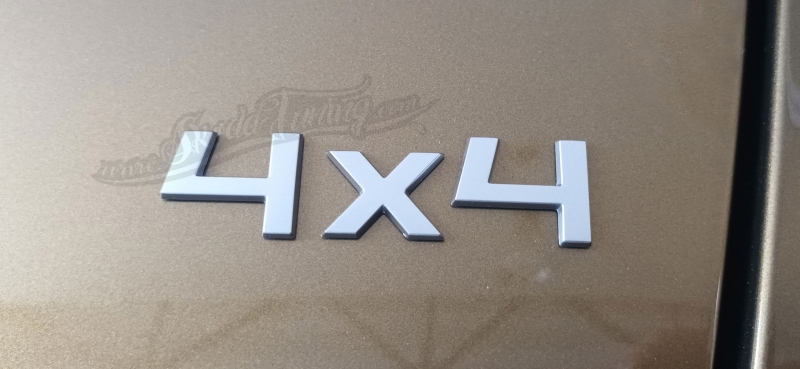 KODIAQ 2 (PS) - Schriftzug 4x4 silber NEU