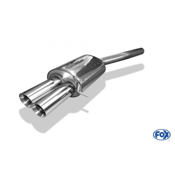 Endschalldämpfer einseitig - 2x80 Typ 25