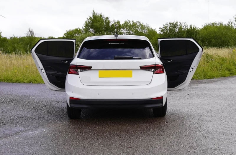 Sonnenschutz Skoda Fabia 4 Limo hinten + Heckscheibe