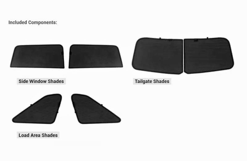 Sonnenschutz Kodiaq 2 - hintere Seitenscheiben + Heckscheibe