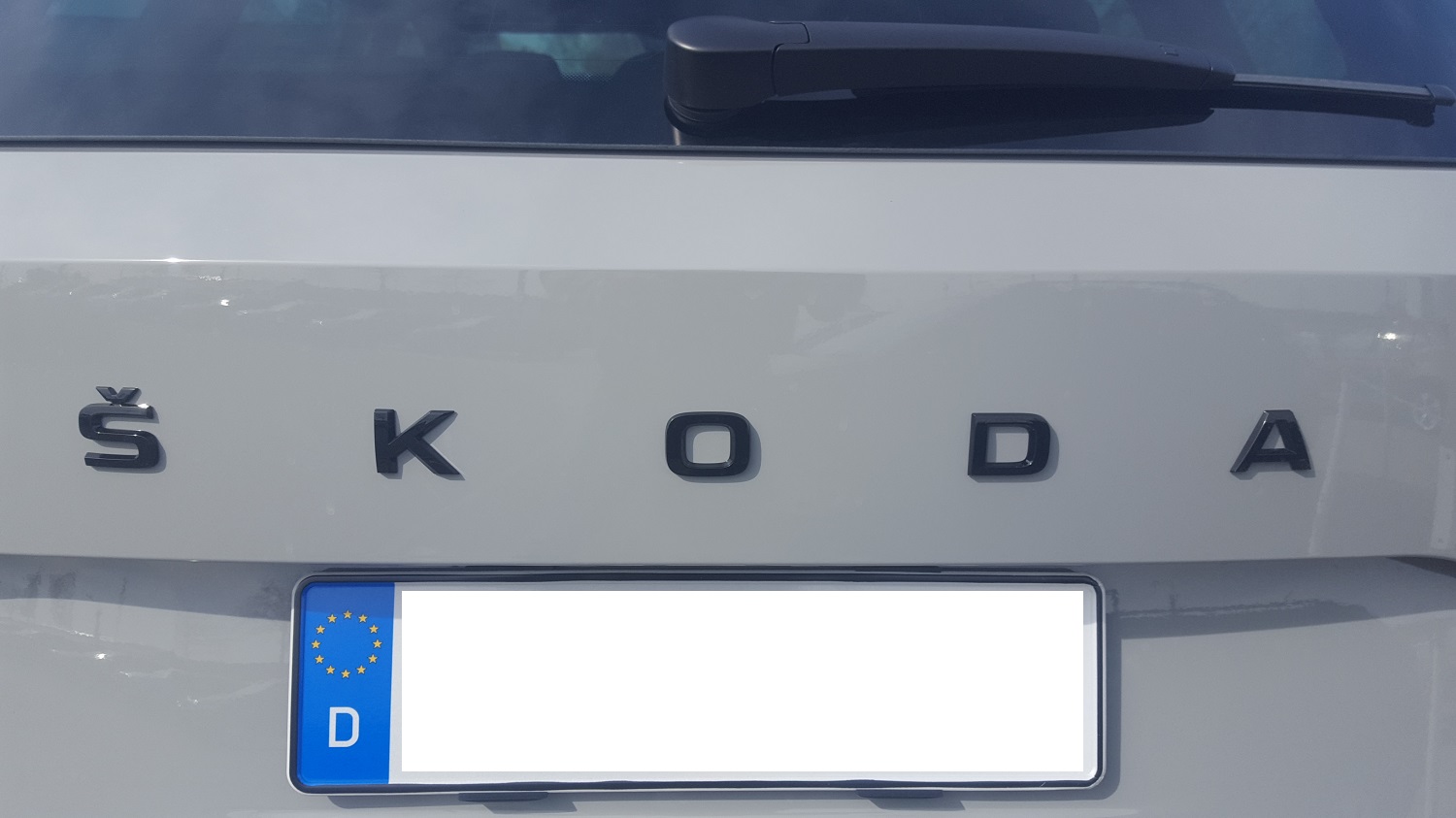 Skoda Emblem schwarz glanz