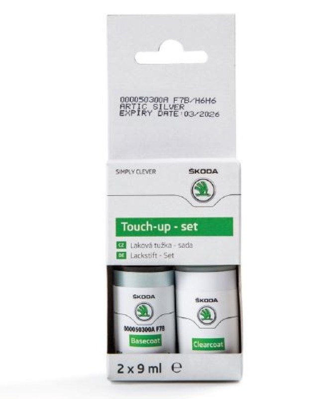 Lackstift-Set Arktisches Silber Metallic