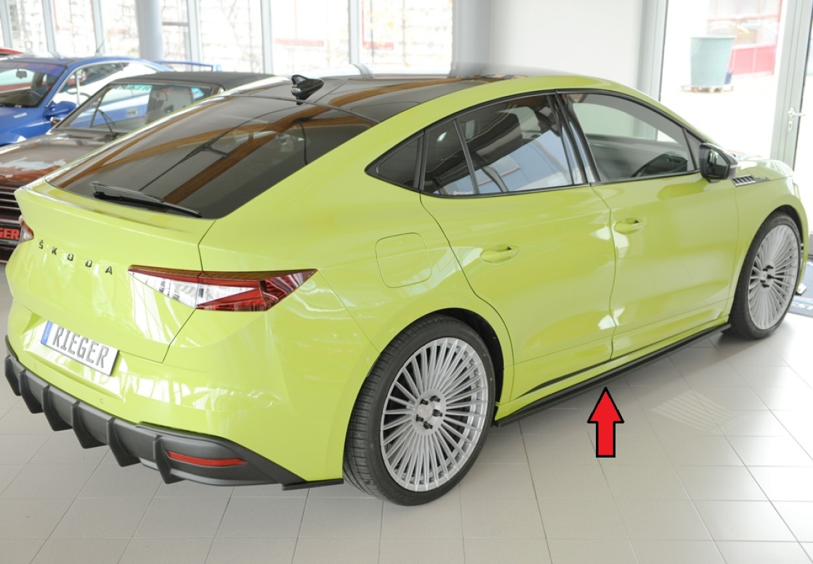 Enyaq-Seitenschwelleransatz für orig. Sportline- / RS-Seitenschweller (rechts)