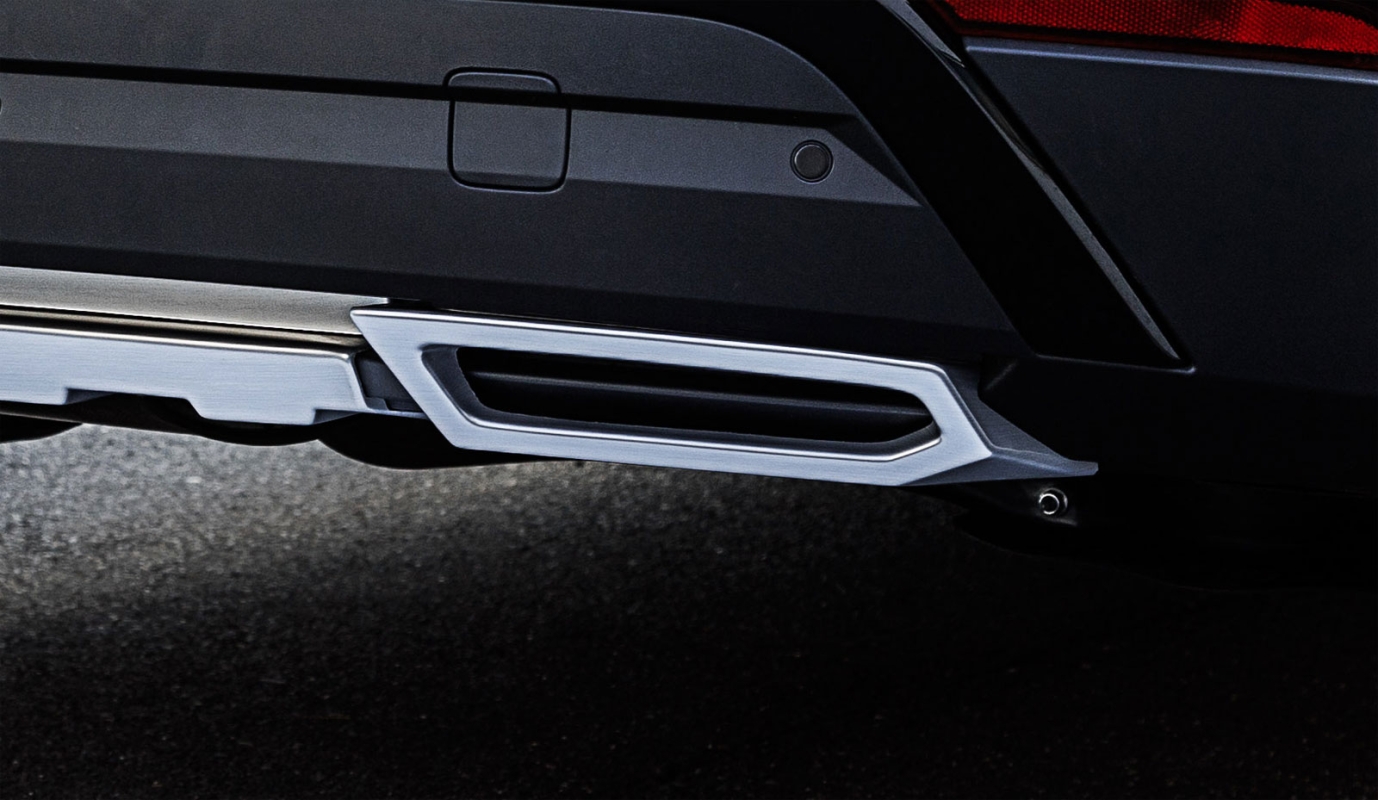 Auspuff-Dummy, Kodiaq 2, Alu-Brush
