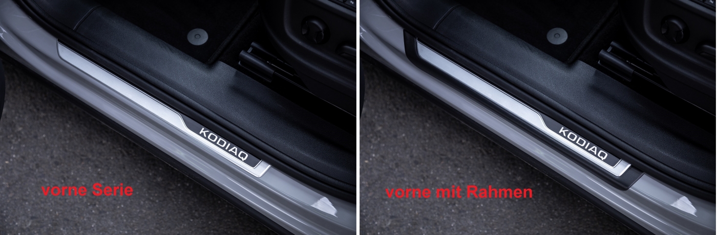 Rahmen für die orig. Einstiegsleisten, passend für Kodiaq