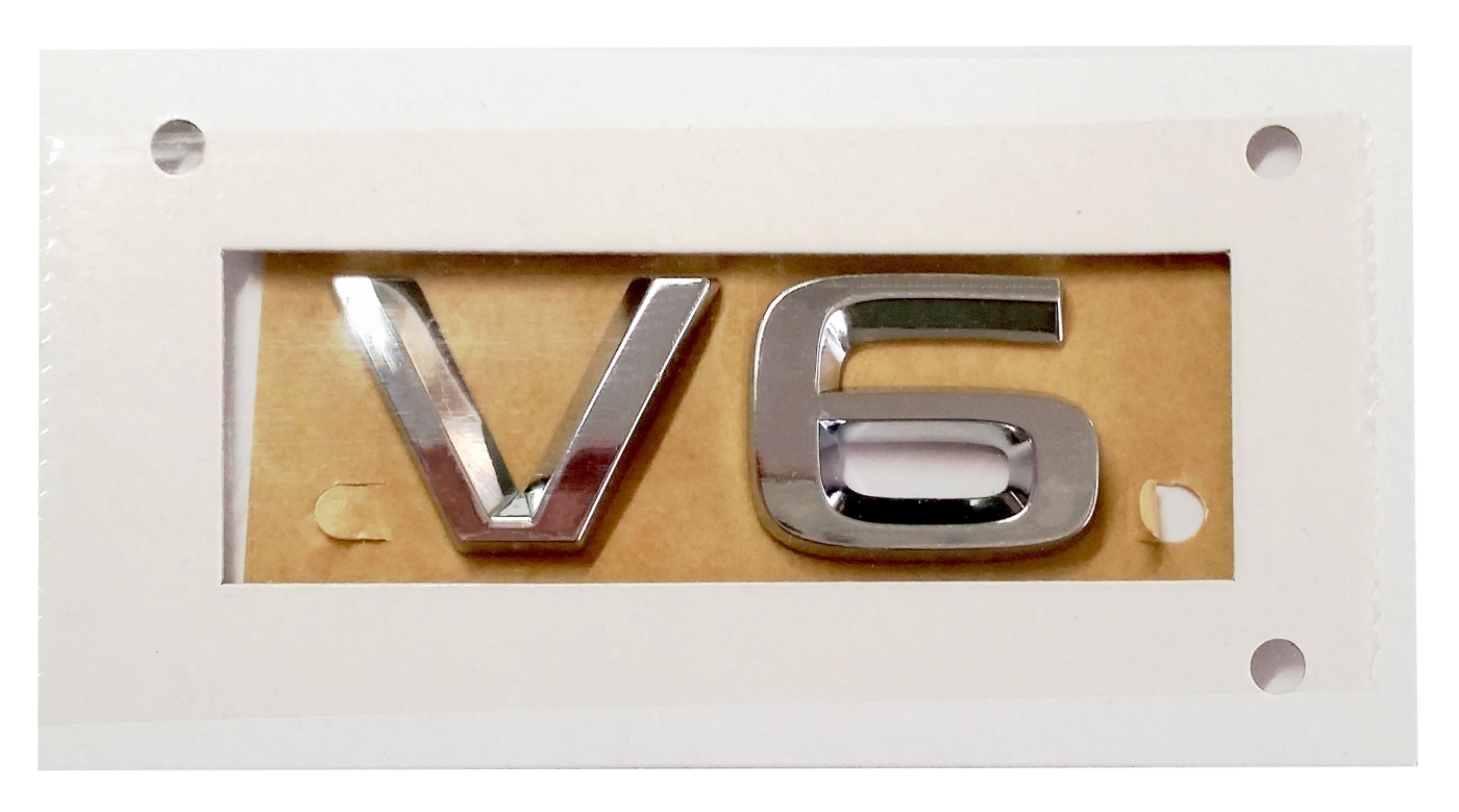 Schriftzug "V6"