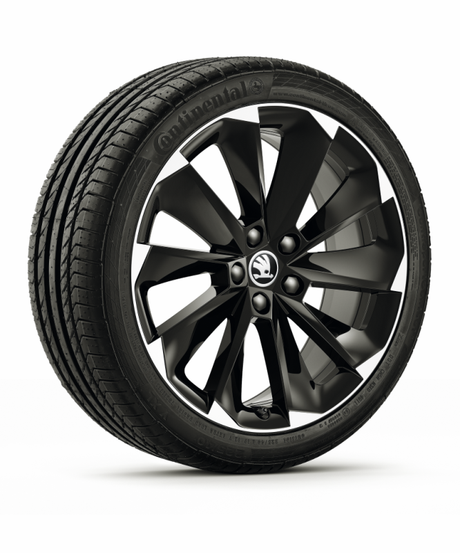 LM-Felge Supernova schwarz-poliert 8,0Jx19", ET 44