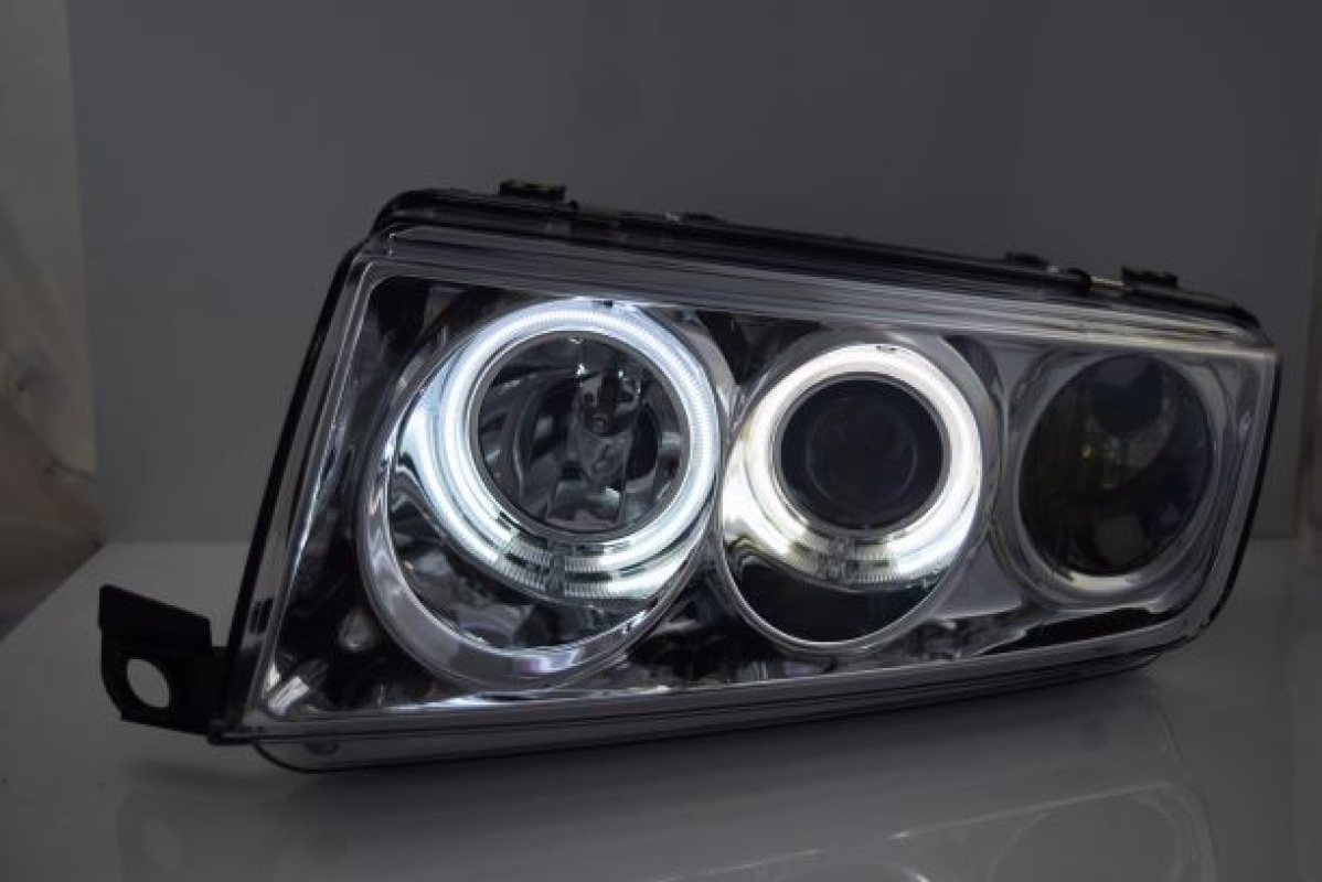 Scheinw. mit CCFL-Ringen für Fabia 1