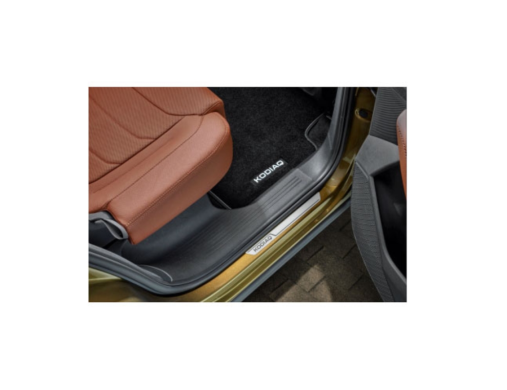Einstiegsleisten hinten silber - Kodiaq 2