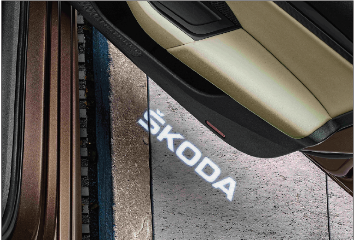 LED Beleuchtung Schriftzug ŠKODA