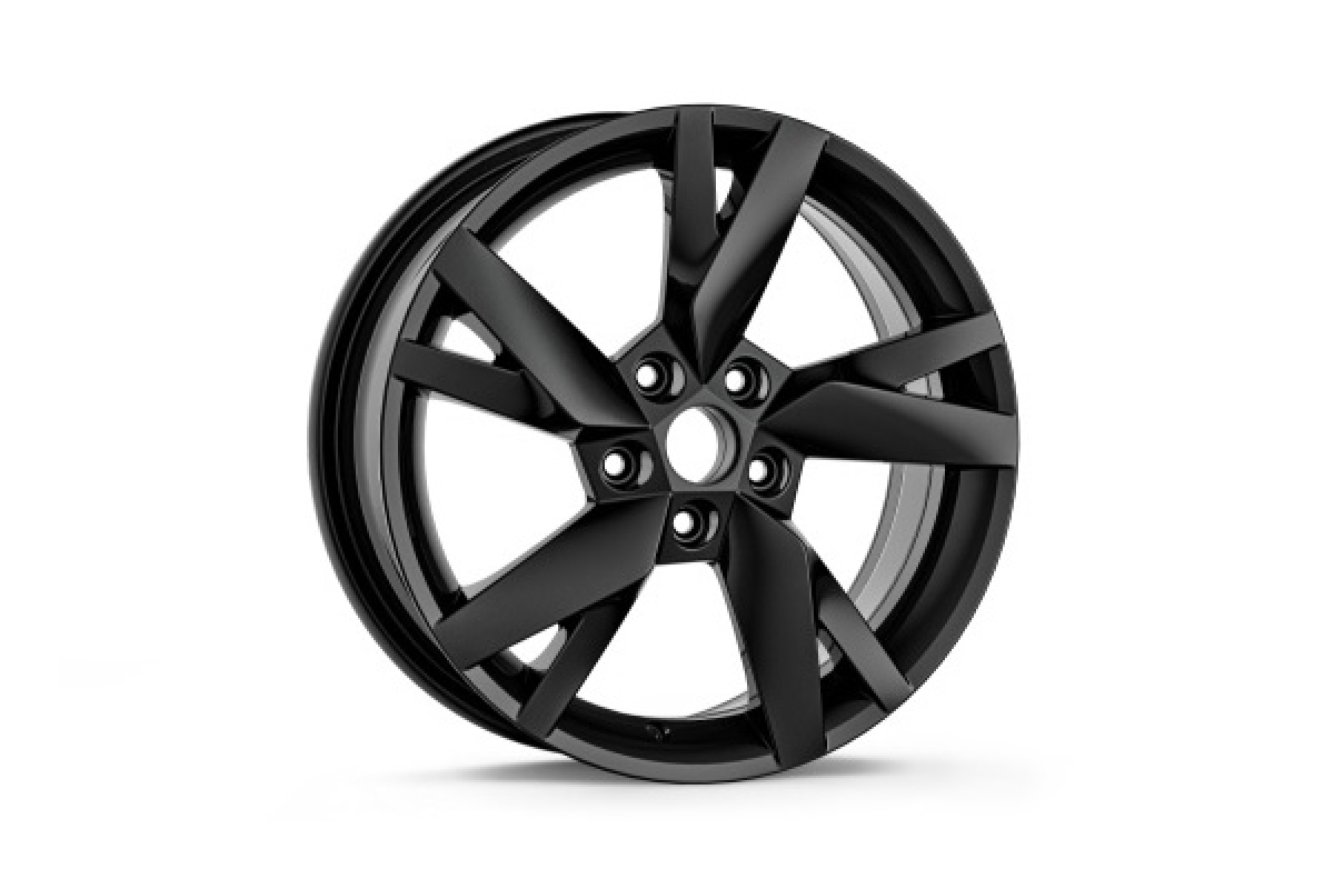 Leichtmetfallfelge Lyra in schwarz 6,5x17" ET 46