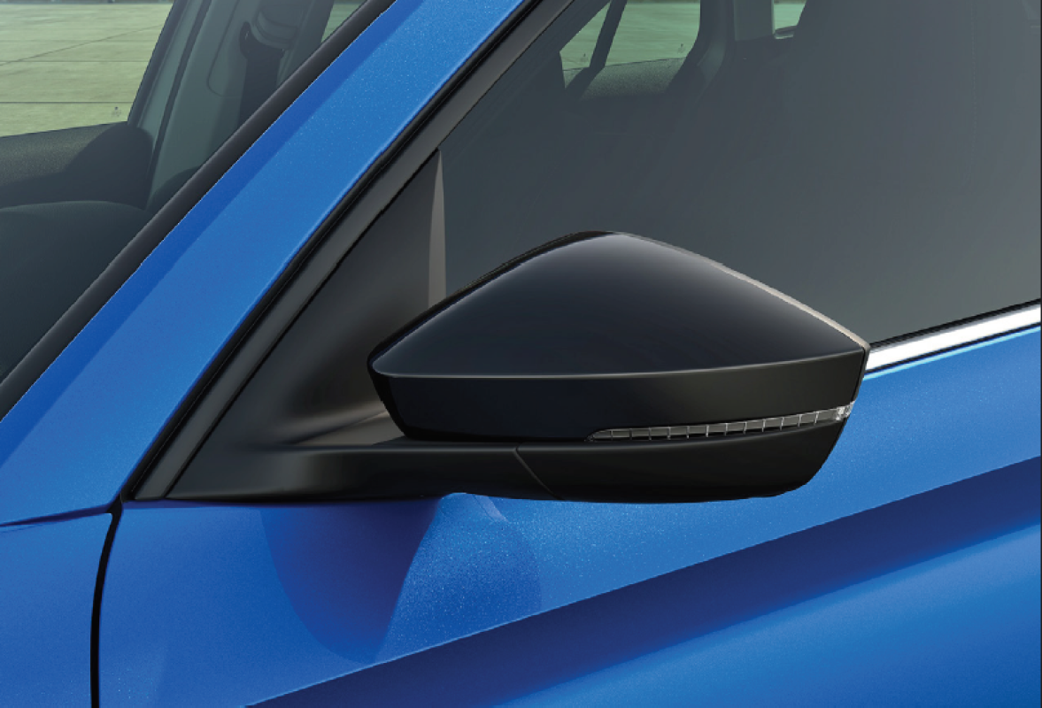 Spiegelkappen-Set, schwarz-metallic Enyaq