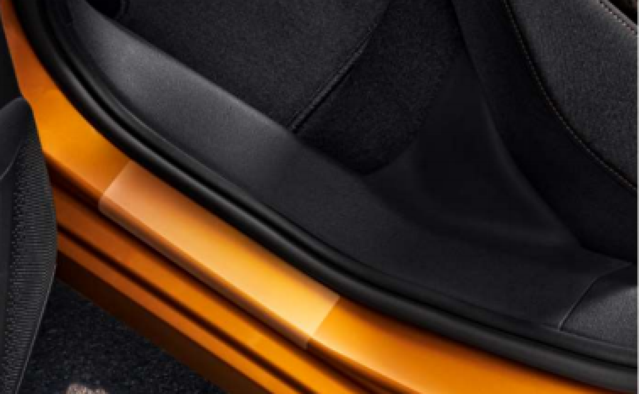 Einstiegsfolien Set hinten transparent "FABIA 4"