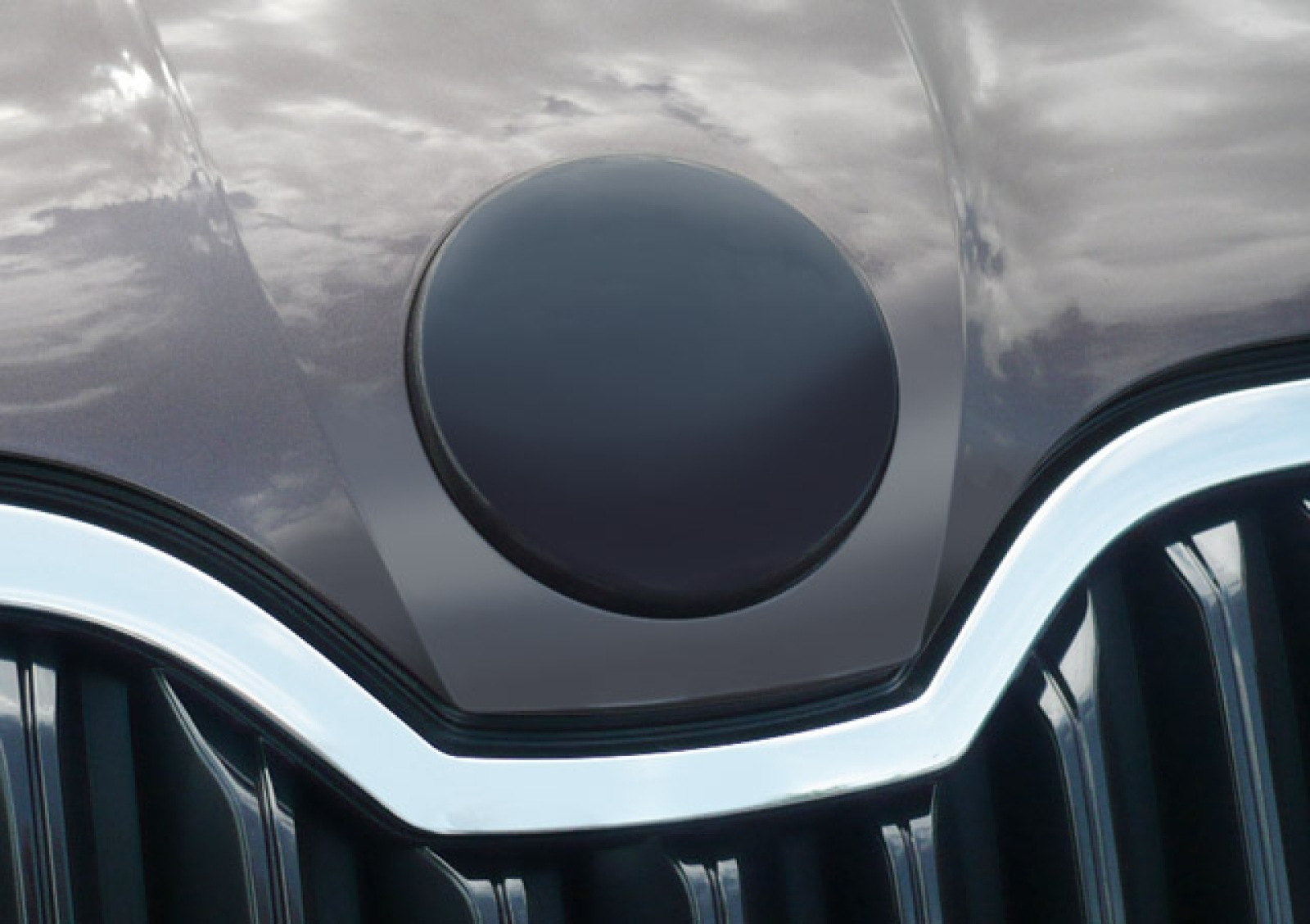 Schwarz 90mm Emblem Abzeichen 3m Klebstoff vorne hinten Motorhaube  Kofferraum für Skoda Modelle