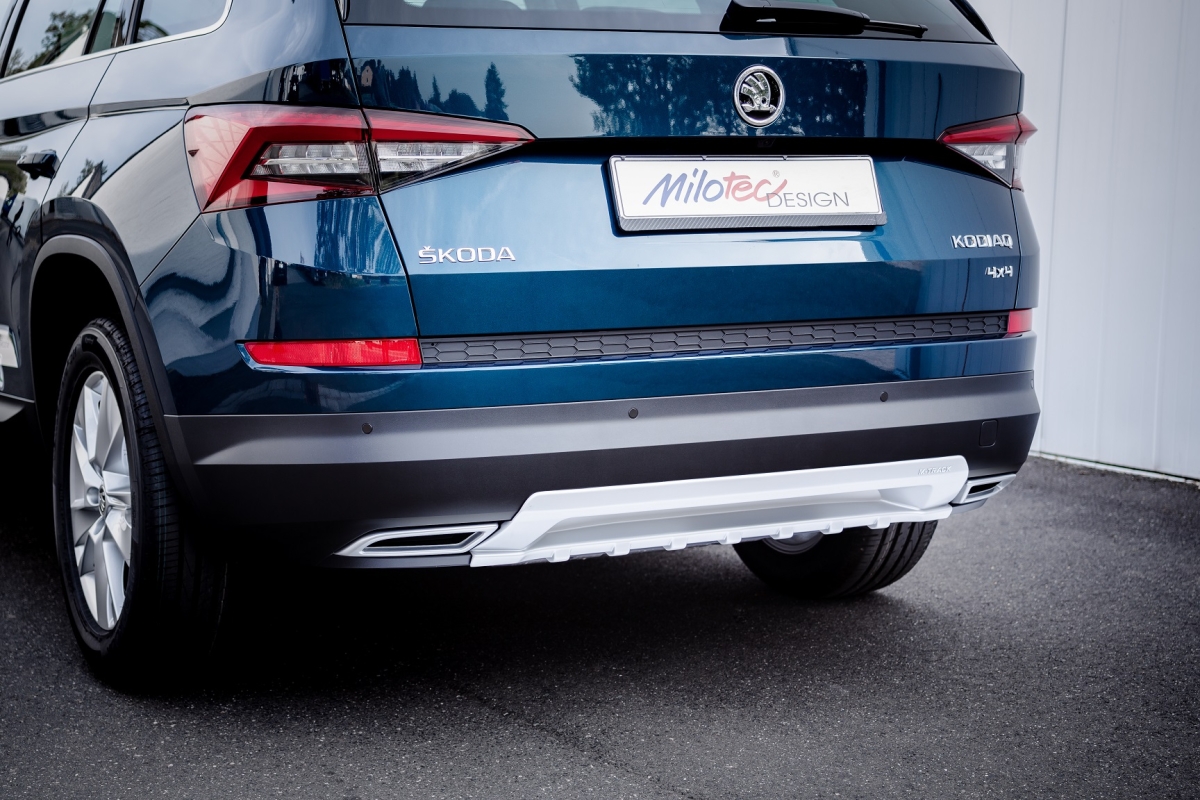 Auspuff-Dummy Kodiaq Alu-Brush